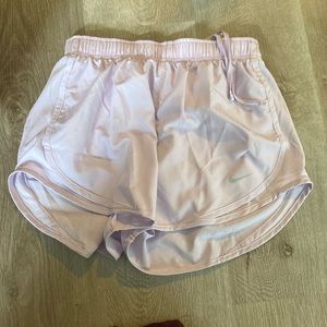 Purple Nike shorts